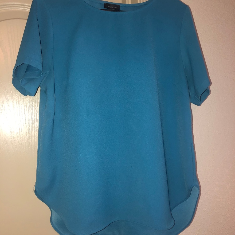 Basic Blue Blouse - Picture 2 of 3